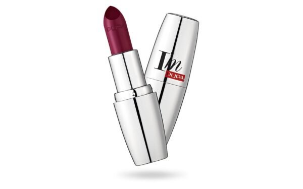 Rossetto bordeaux Pupa, make-up cosmetici.