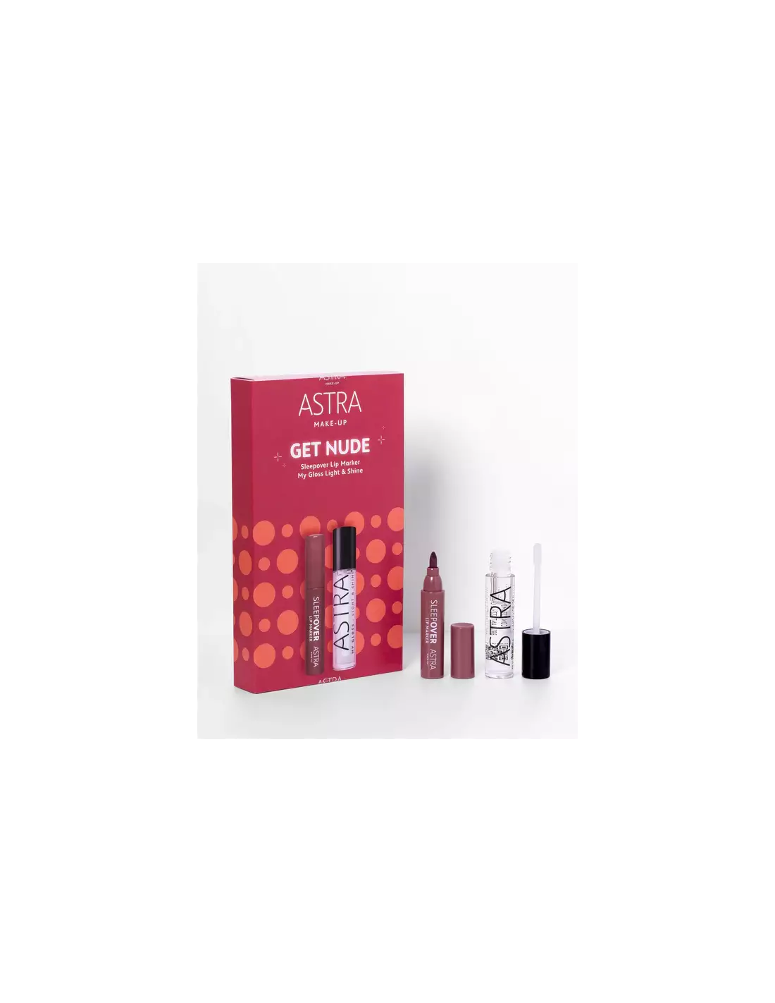Astra Set Make-up Get Nude con Lip Marker Sleepover e Gloss